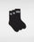 VANS - KIDS CLASSIC CREW SOCKS BLACK 3 PACK