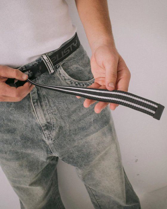 RUSTY - FLIP DADDY ELASTIC WEBBING BELT YOUTH BLACK