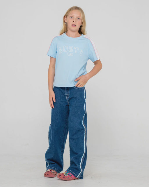RUSTY - FLIP GIRL LOW RISE JEAN DEEP SEA BLUE