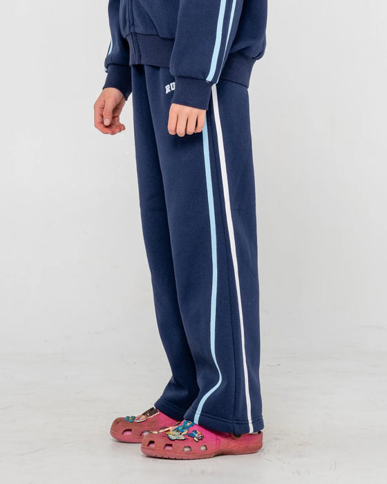 RUSTY - GIRLS TEAM VARSITY WIDE LEG JOGGER NAVY