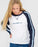 RUSTY - SPORTY R RAGLAN LS GIRLS TEE NAVY WHITE