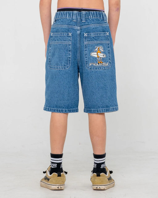 RUSTY - DR DOT BAGGY JORT BOYS MIDDY BLUE