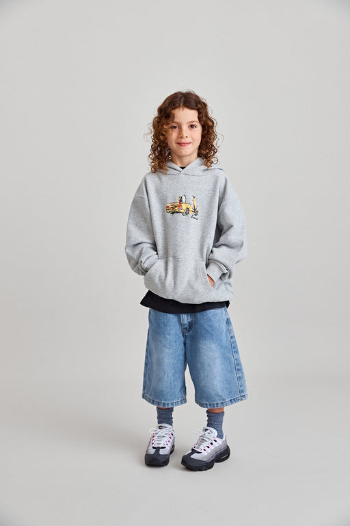 SONNIE - LAMBO HOODIE GREY MARLE