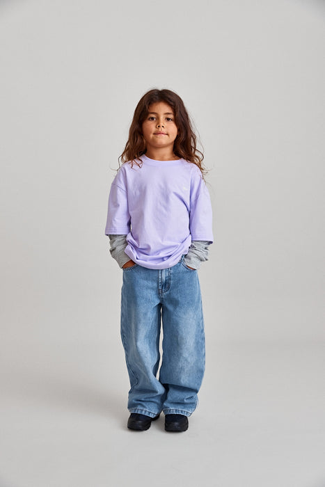 SONNIE - CLASSIC DENIM JEANS MIDWASH