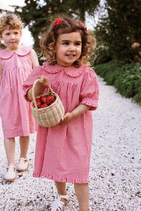 ELMA - BONNIE DRESS CHERRY GINGHAM