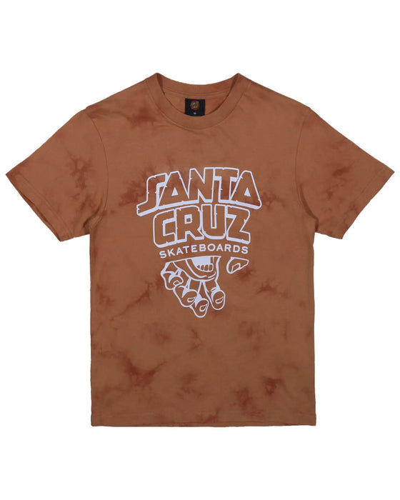 SANTA CRUZ - INHERIT STACKED STRIP FRONT TEE GINGER TIE DYE