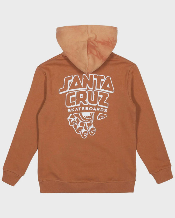 SANTA CRUZ - INHERIT STACKED STRIP HOODIE GINGER TIE DYE