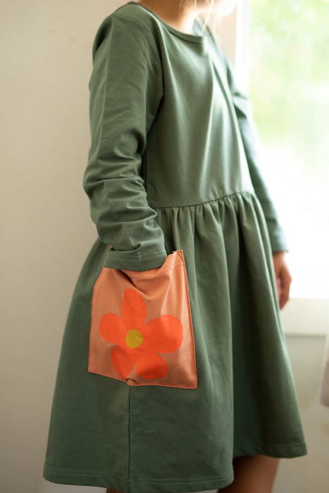 OLIVE AND THE CAPTAIN - POSY POCKETS LS DRESS