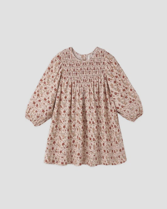RYLEE + CRU - SELENE DRESS PINK FLORAL BLUSH