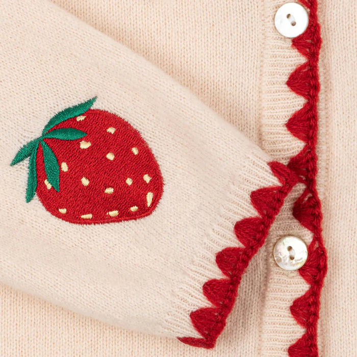 KONGES SLØJD - COLLETTE CARDIGAN BUTTERCREAM