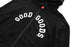 GOOD GOODS - DILLON ZIP HOOD VARSITY PRINT BLACK