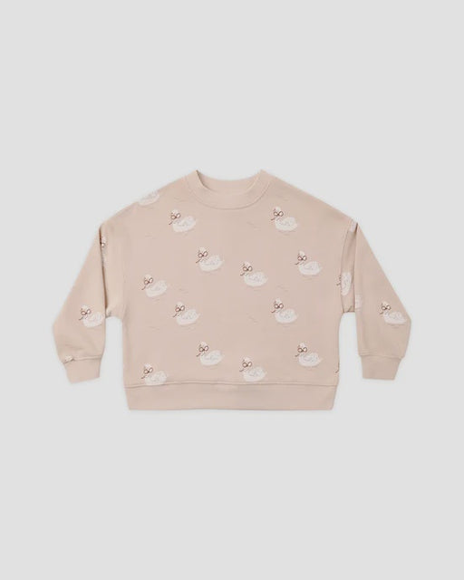 RYLEE + CRU - BOXY PULLOVER SWANS BLUSH