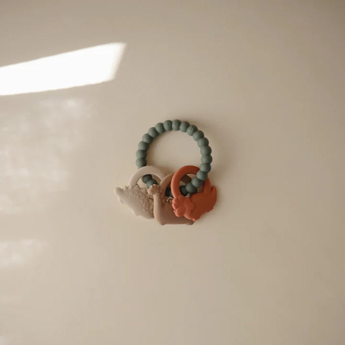 MUSHIE - DINO TEETHING RING