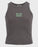 EVE GIRL - ATHS RIB TANK CHARCOAL