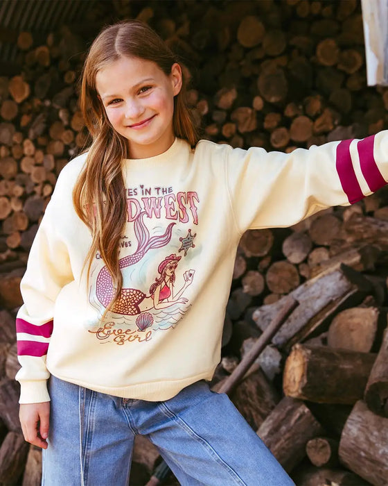 EVE GIRL - COASTAL COWGIRL CREW LEMON