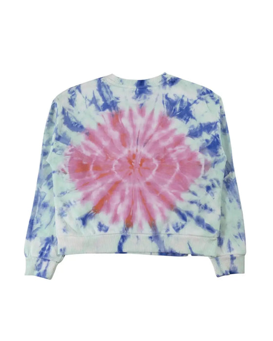 SANTA CRUZ - OPUS DOT FRONT TIE DYE SWEATER MULTI TIE DYE