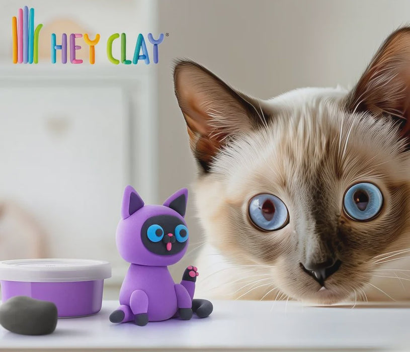 HEY CLAY - FLUFFY PETS SIAMESE CAT 3 CANS