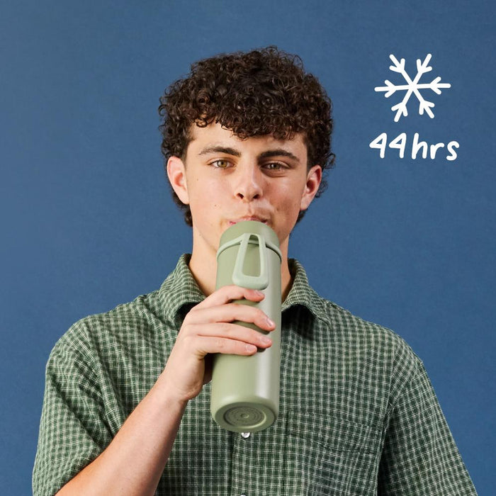 B.BOX INSULATED FLIP TOP DRINK BOTTLE 690ML OLIVE