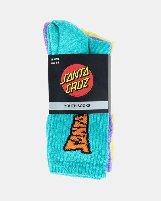 SANTA CRUZ - Sc Arch Crew Socks - 3 Pack