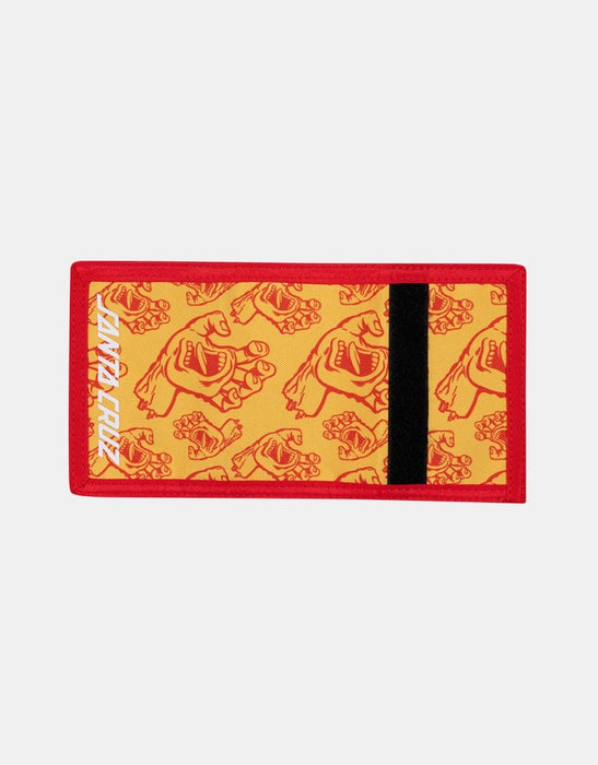 SANTA CRUZ - CROWDED HAND HOLLOW VELCRO WALLET YELLOW