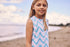 KISSED BY Chevron Sleeveless Frill Dress - The Kids Store