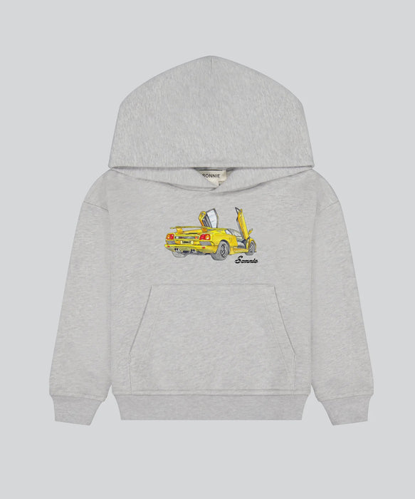 SONNIE - LAMBO HOODIE GREY MARLE