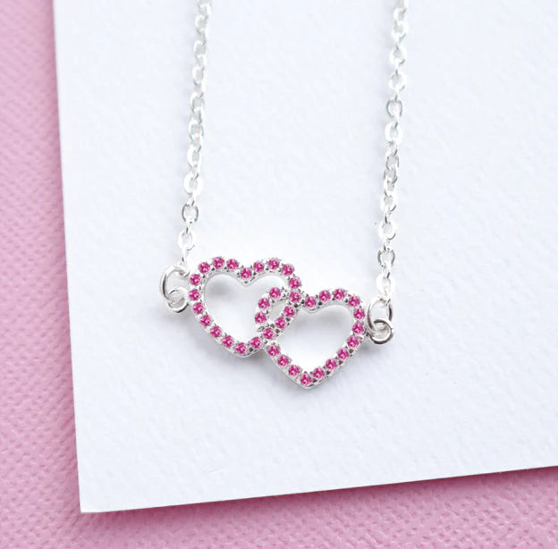 LAUREN HINKLEY - Love Hearts Necklace - The Kids Store