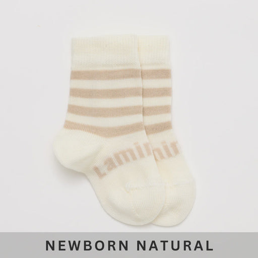 LAMINGTON - BABY MERINO WOOL CREW SOCKS SQUIRREL