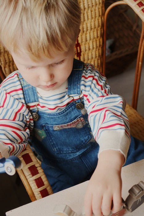 KONGES SLØJD - MANIS KNIT SWEATER ANTIQUE STRIPE