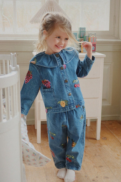 KONGES SLØJD - MAGOT SEQUIN DENIM SHIRT VITAMINS