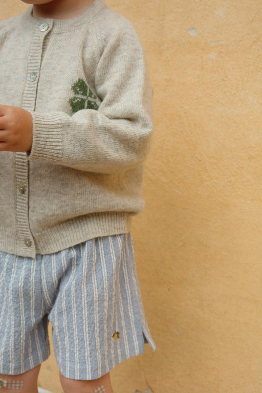 KONGES SLØJD - BILLI KNIT CARDIGAN OFF WHITE MELANGE