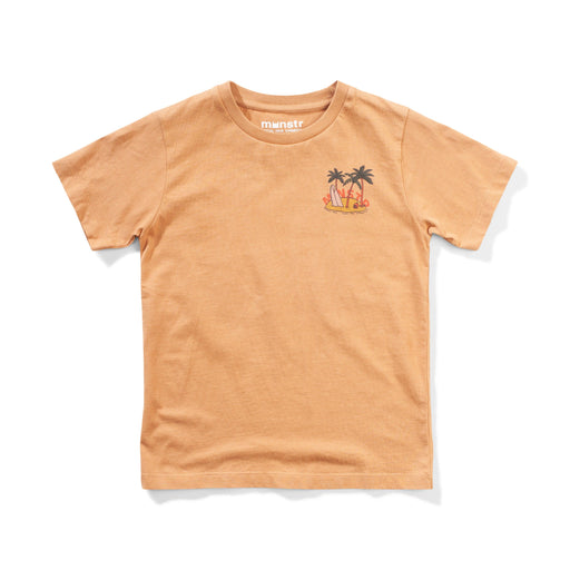 MUNSTER Munisland Short Sleeve Tee - Light Mustard - The Kids Store