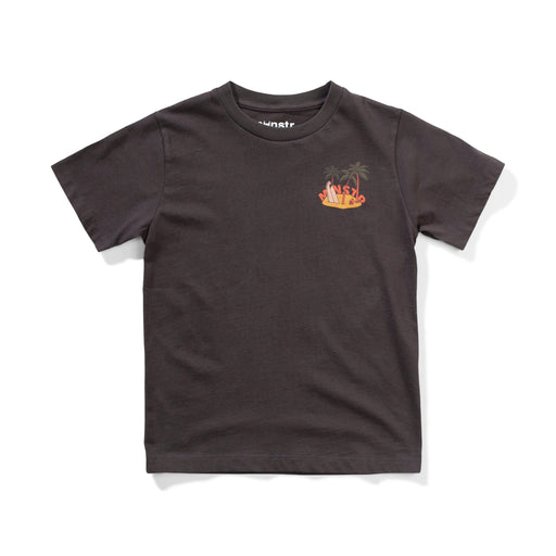 MUNSTER Munisland Short Sleeve Tee - Soft Black - The Kids Store