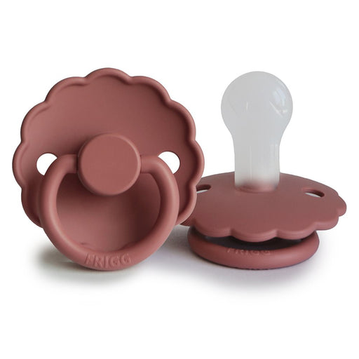 FRIGG DAISY SILICONE PACIFIER - POWDER BLUSH