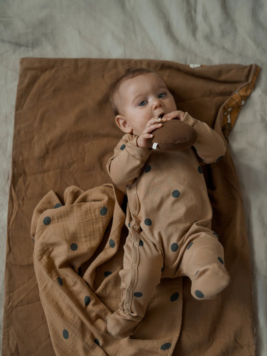 ORGANIC ZOO Suits - Gold Dots - The Kids Store