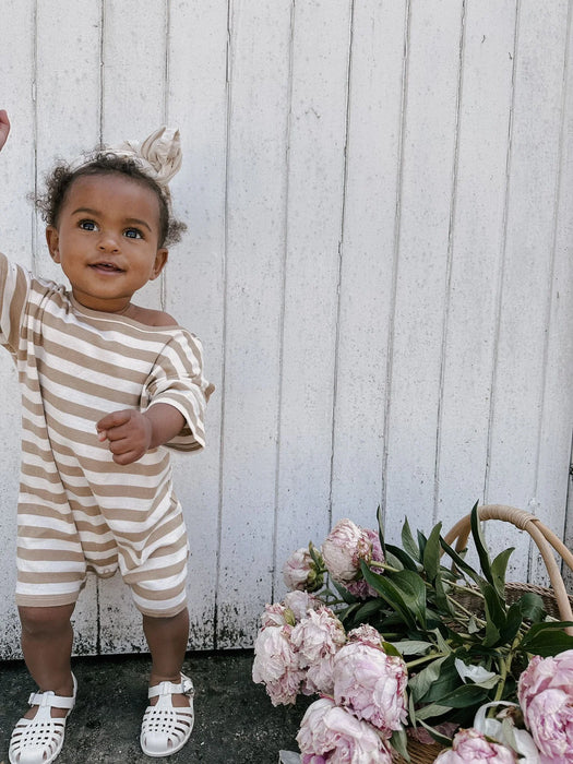 ORGANIC ZOO Summer Romper - Gold Sailor - The Kids Store