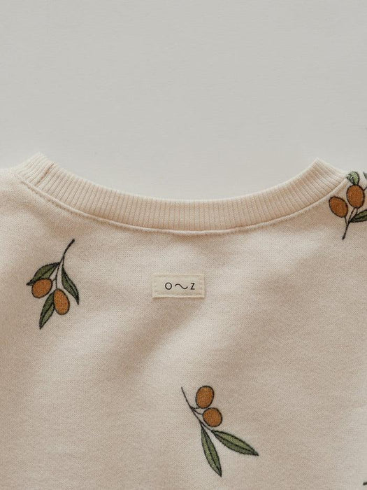 ORGANIC ZOO Sweatshirt - Olive - The Kids Store