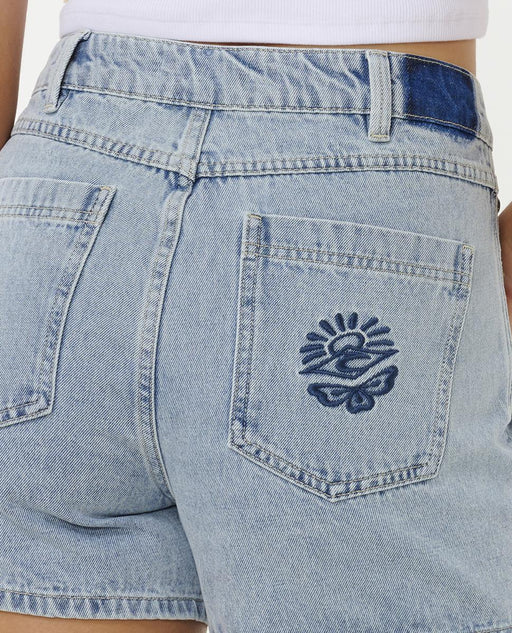 RIP CURL - TABBY DENIM SHORT VINTAGE BLUE