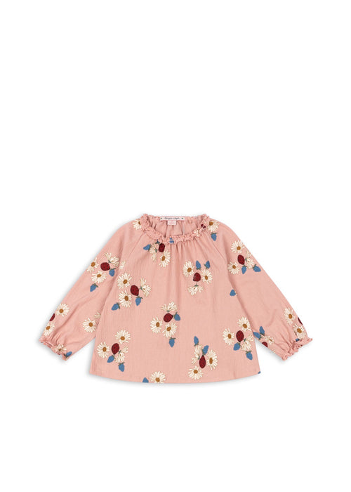 KONGES SLØJD - CHLEO BLOUSE LADYBUG DAISY BLUSH