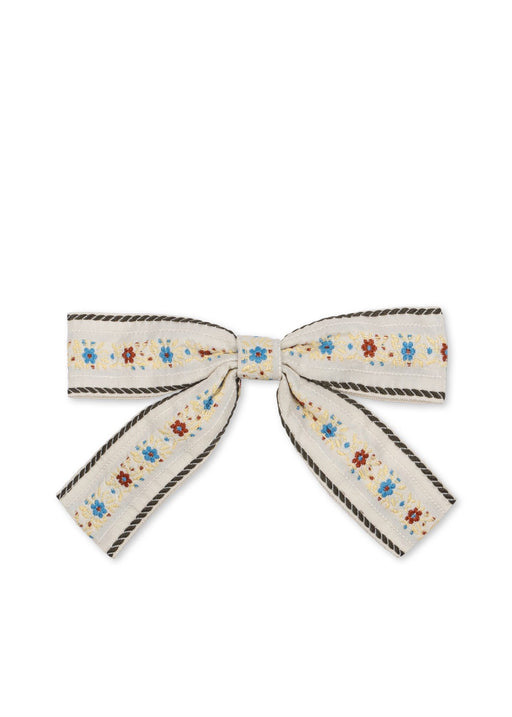 KONGES SLØJD - RIBBON BOWIE HAIR CLIP BEIGE