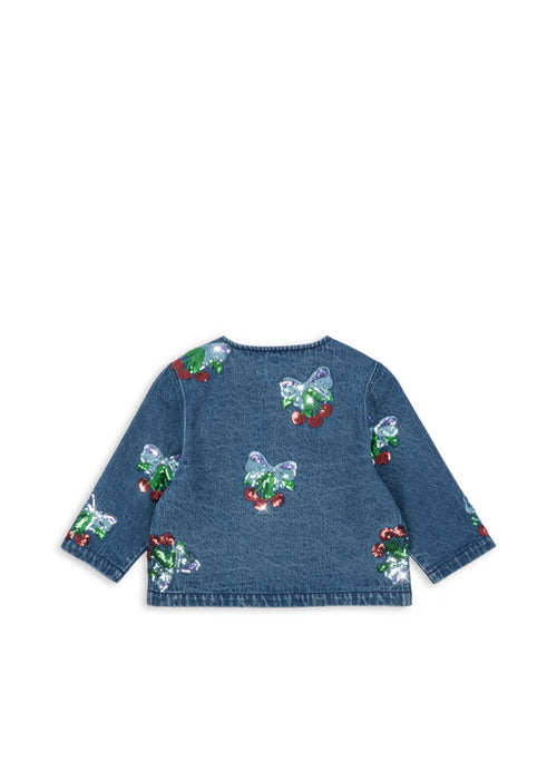 KONGES SLØJD - MAGOT SEQIN DENIM JACKET AMARENA
