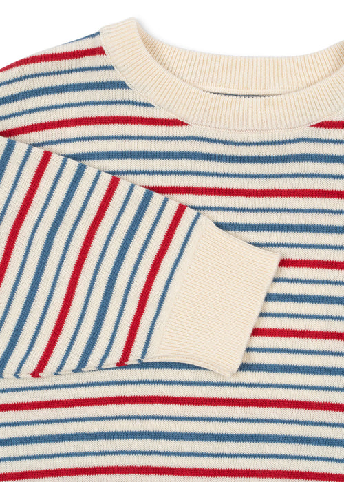 KONGES SLØJD - MANIS KNIT SWEATER ANTIQUE STRIPE
