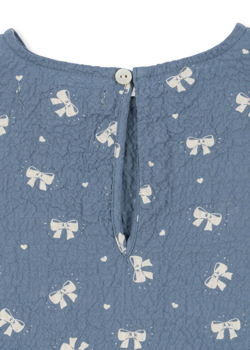 KONGES SLØJD - VIDA BLOUSE BOUCLE BLUE