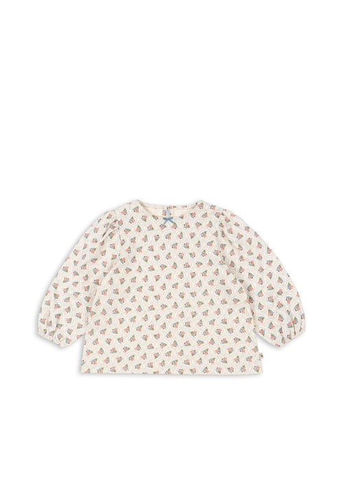 KONGES SLØJD - DREY BLOUSE GOTS VERONA BLUES