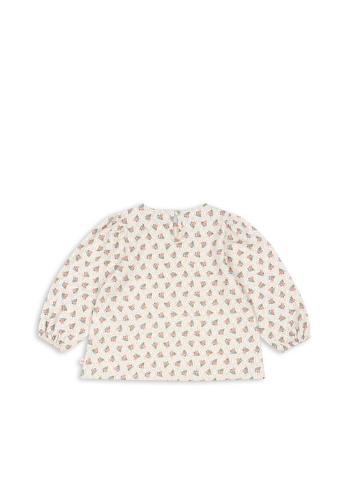 KONGES SLØJD - DREY BLOUSE GOTS VERONA BLUES