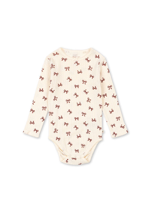 KONGES SLØJD - MINNIE BODYSUIT BOW ROUGE