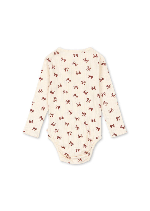 KONGES SLØJD - MINNIE BODYSUIT BOW ROUGE