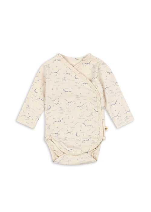 KONGES SLØJD - BASIC LS NEWBORN BODY GOTS CIELO MARINO