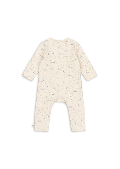 KONGES SLØJD - BASIC NEWBORN ONESIE GOTS CIELO MARINO
