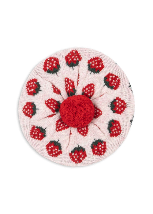 KONGES SLØJD - BELOU KNIT BERET STRAWBERRY